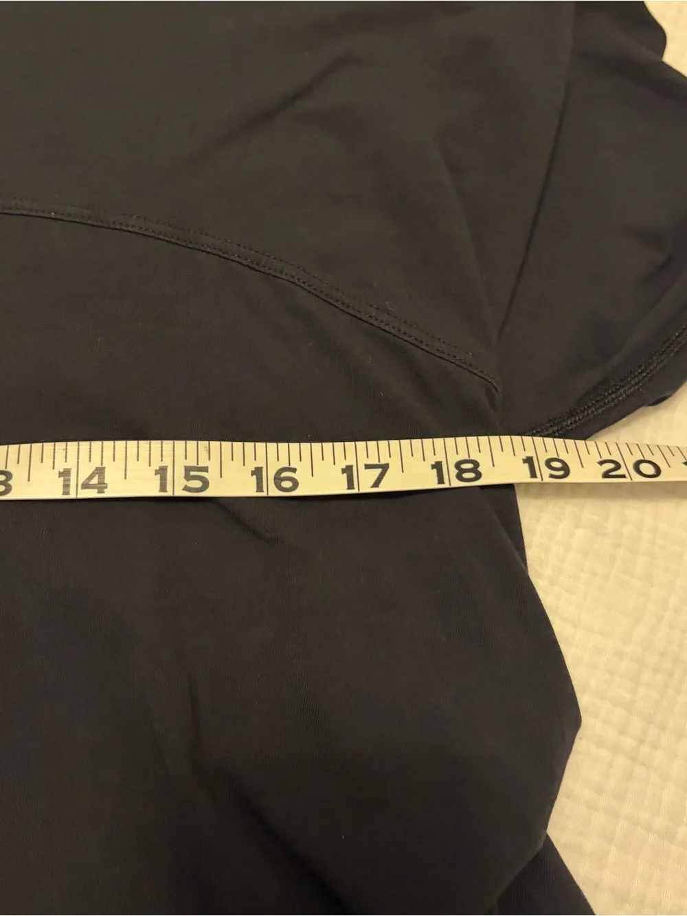 Lululemon Black Long Sleeve Curved Tunic Tee Sz 12 Large